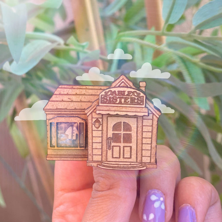 Hermanas Manitas - Pin / Imán madera