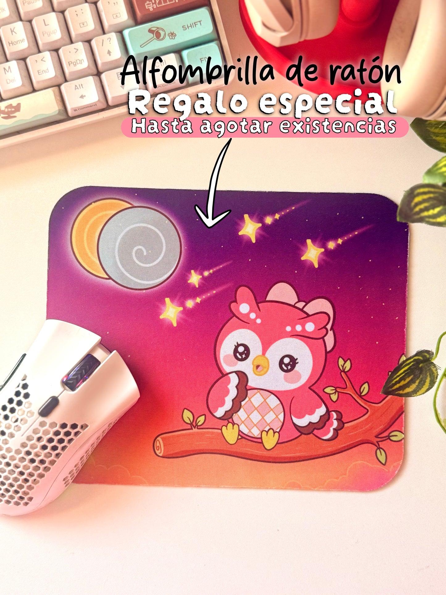 PRE-ORDER Soporte Cascos Estela y Alfombrilla a juego de regalo