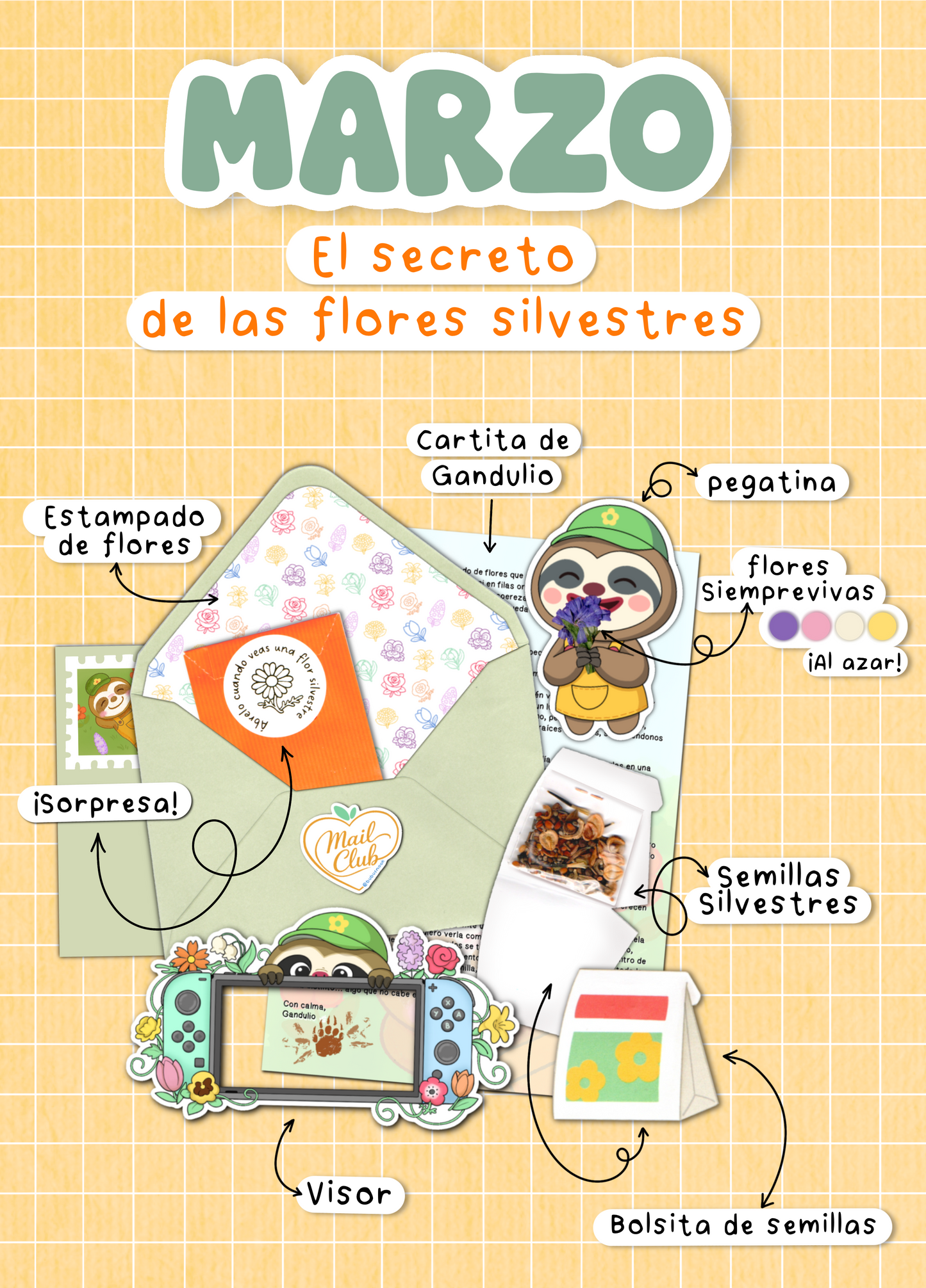 💌[Mail Club] El buzón de mi Isla - Marzo (Suscripción mensual)