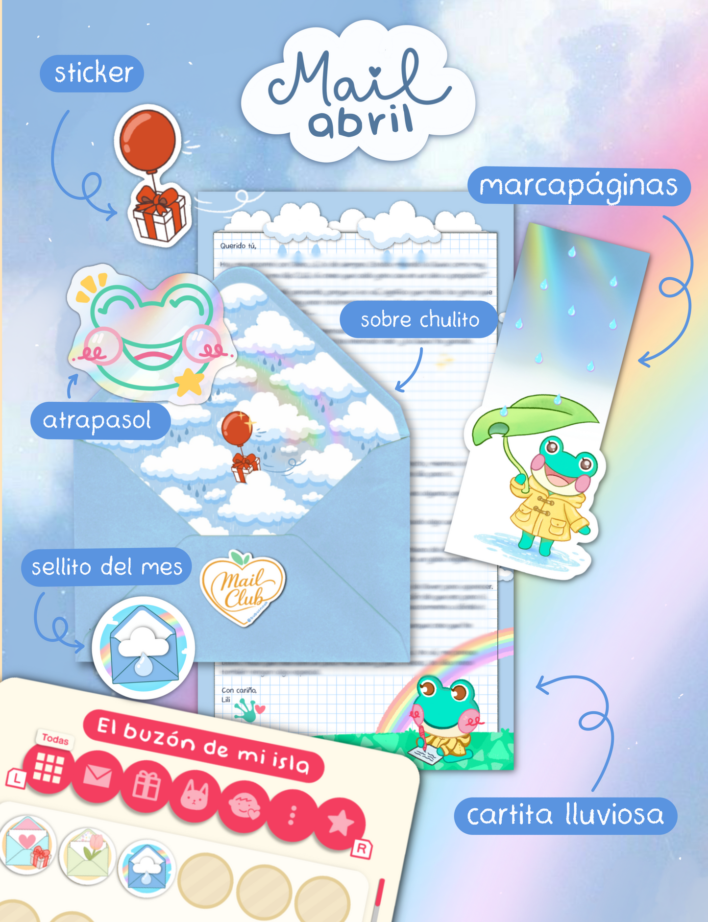 💌[Mail Club] El buzón de mi Isla - Abril (Suscripción mensual)